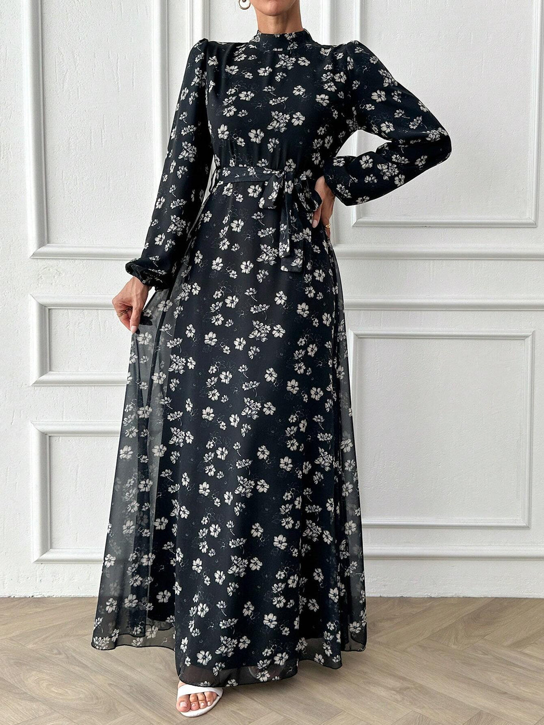 Rochie maxi SHEIN, mix culori