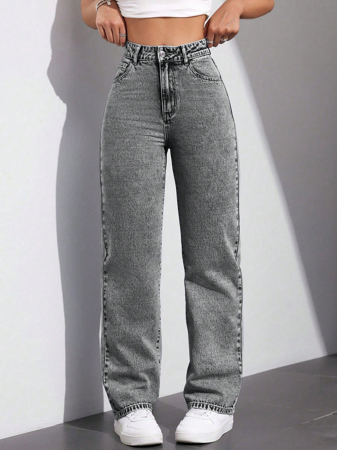 Jeans SHEIN, gri