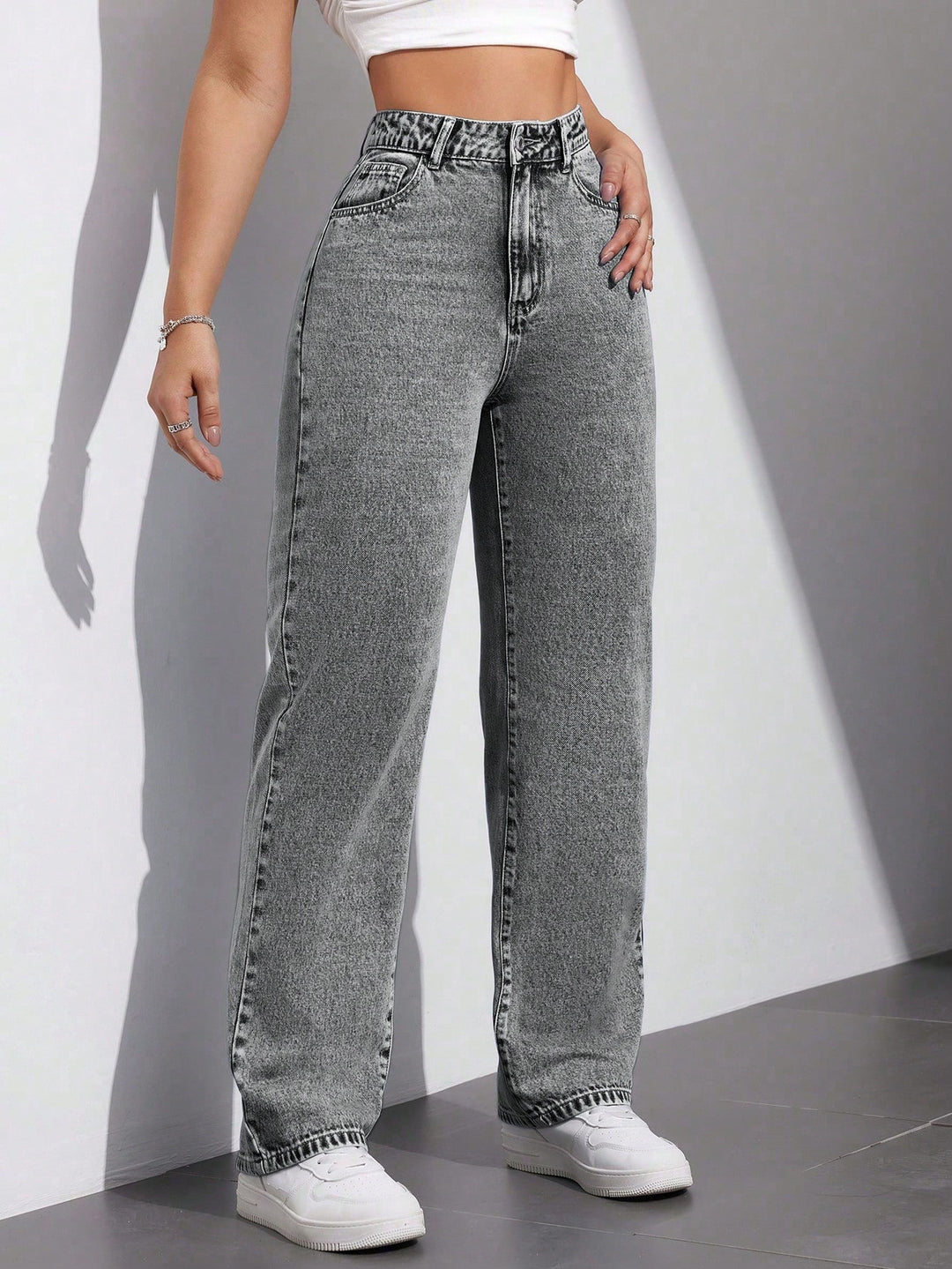 Jeans SHEIN, gri