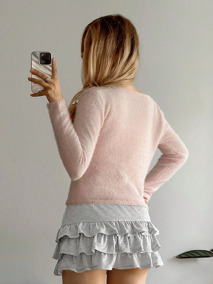SHEIN miniszoknya, szürke