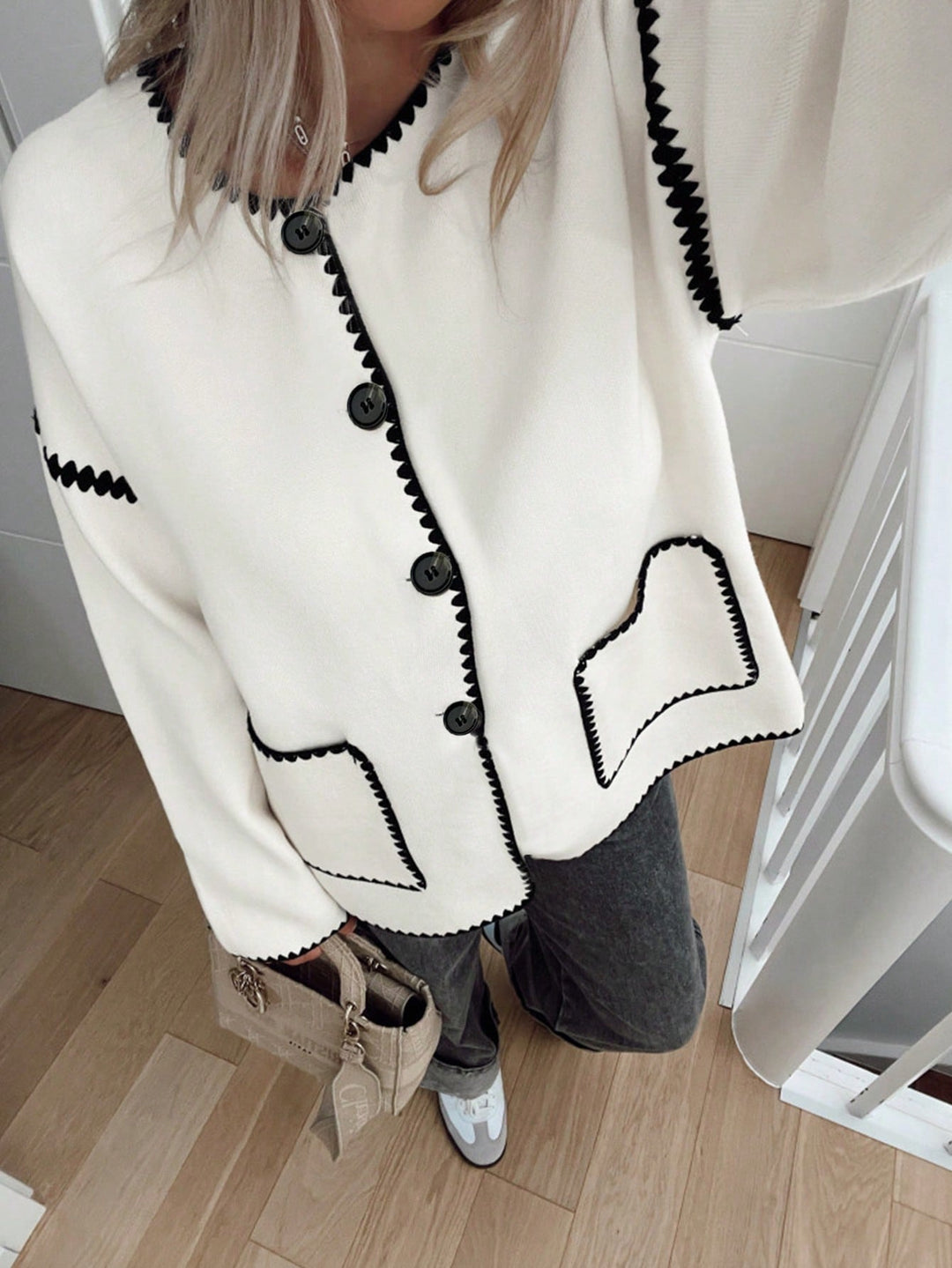 Cardigan SHEIN, negru