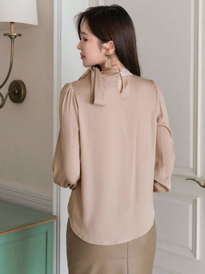 Cămașă SHEIN, bej