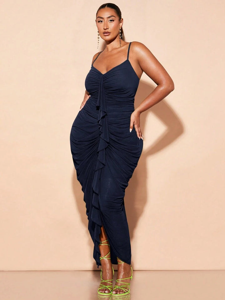 Rochie maxi SHEIN, albastru