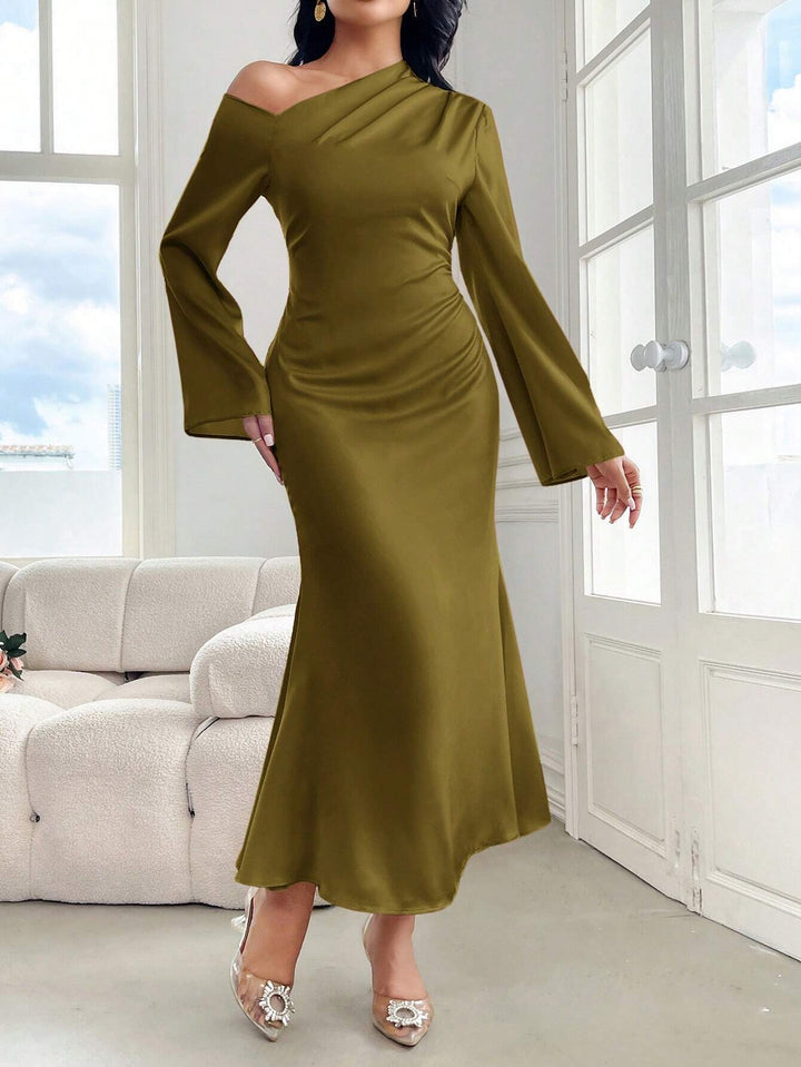 Rochie maxi Shein, verde