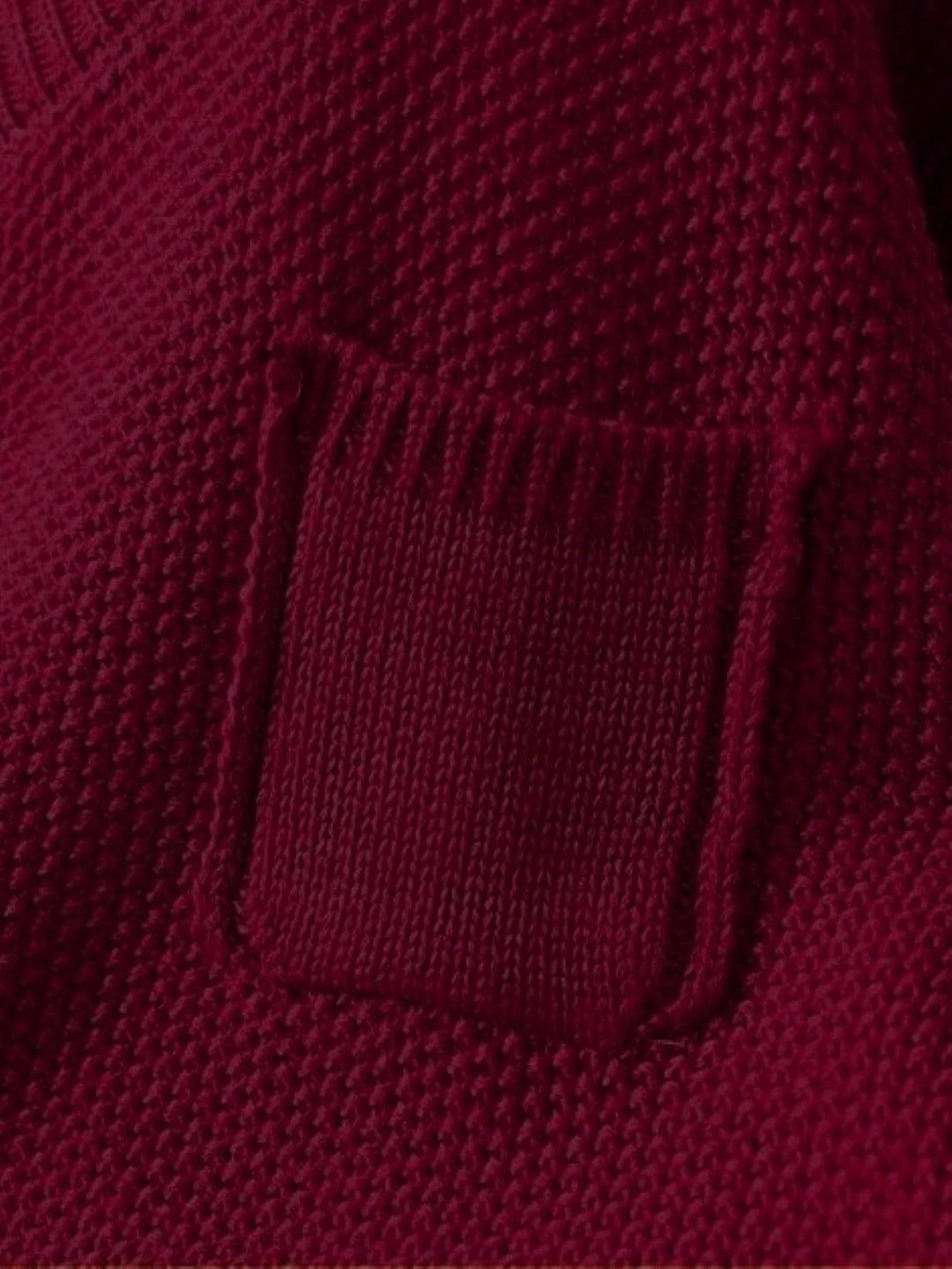 Cardigan SHEIN, vișiniu
