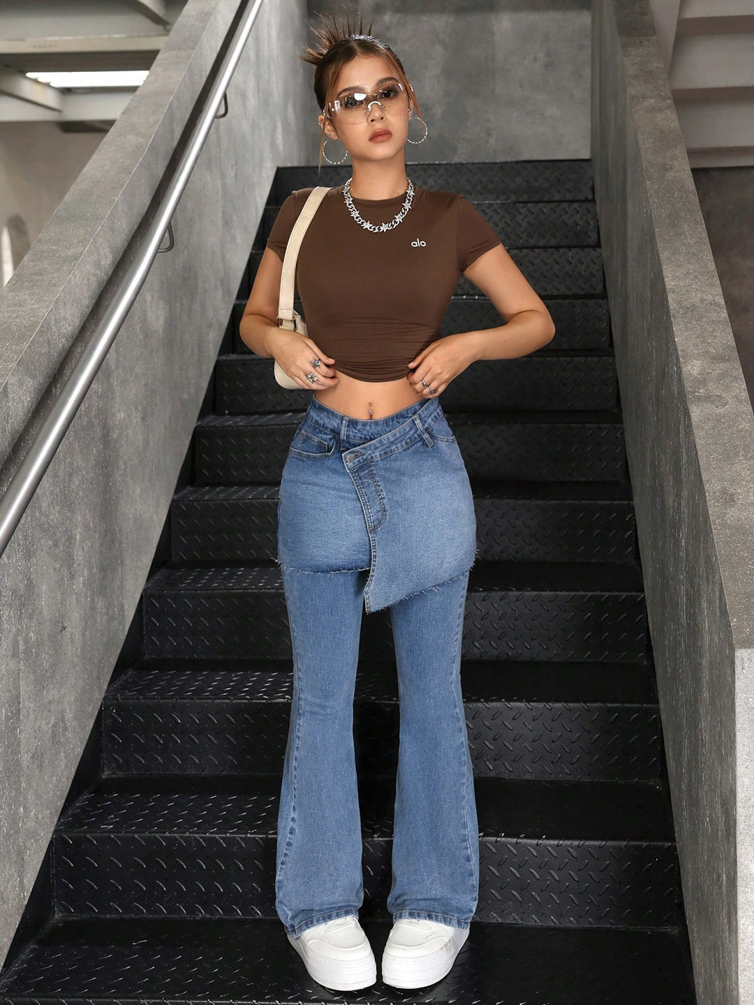 Jeans SHEIN, albastru