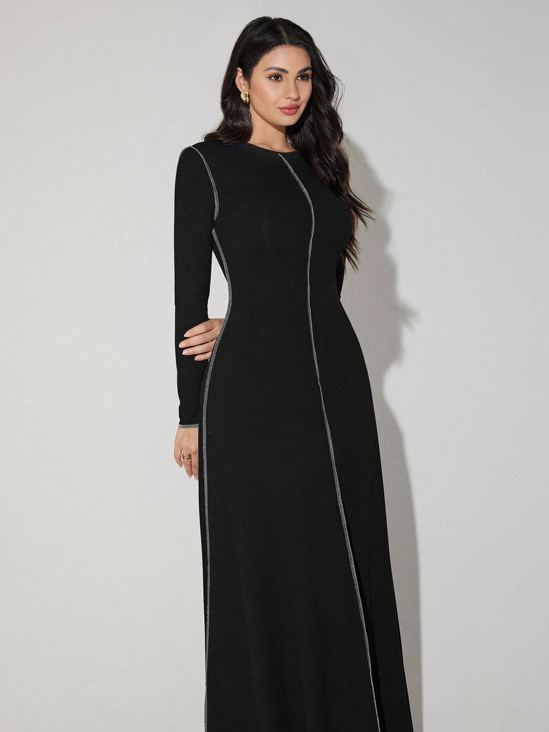 Rochie maxi SHEIN, negru
