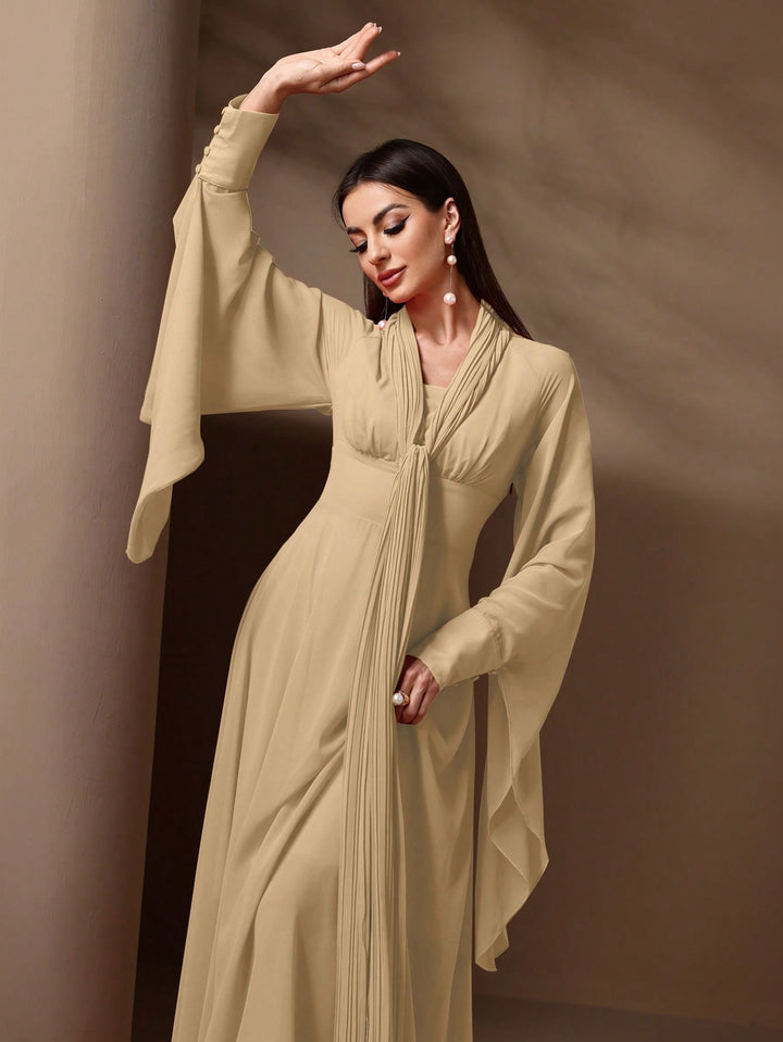Rochie maxi SHEIN, portocaliu