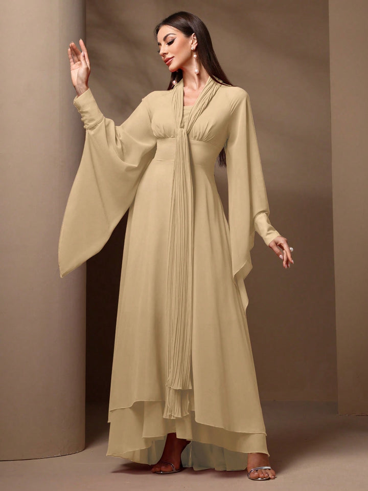 Rochie maxi SHEIN, portocaliu