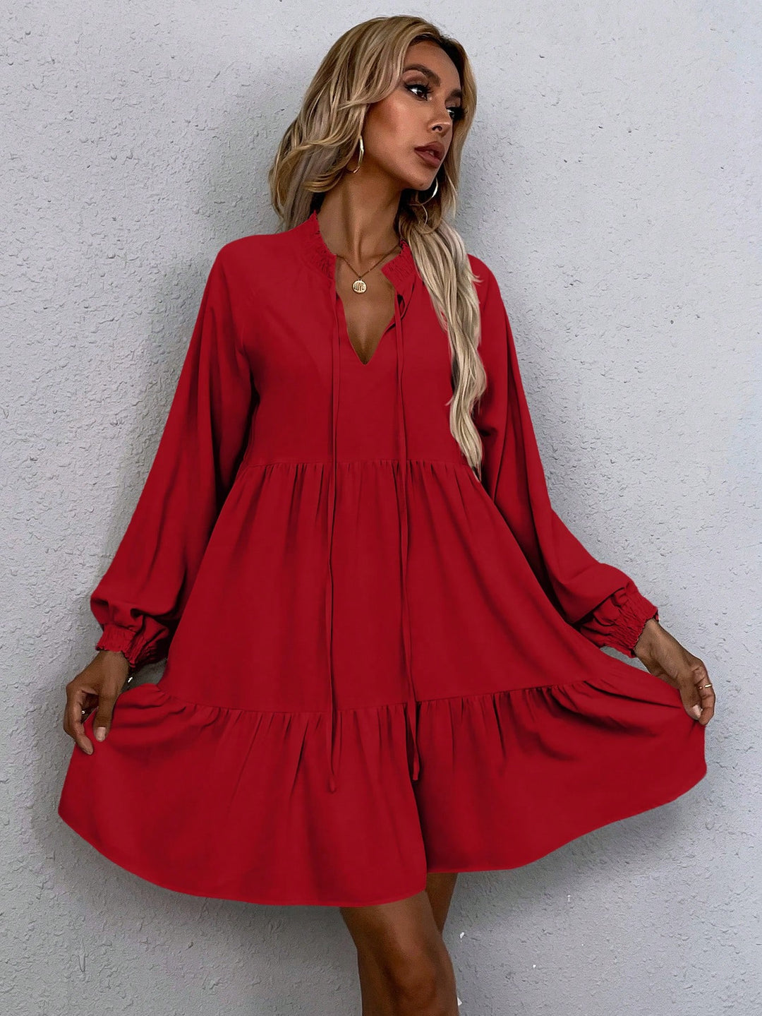 SHEIN rövid ruha, piros