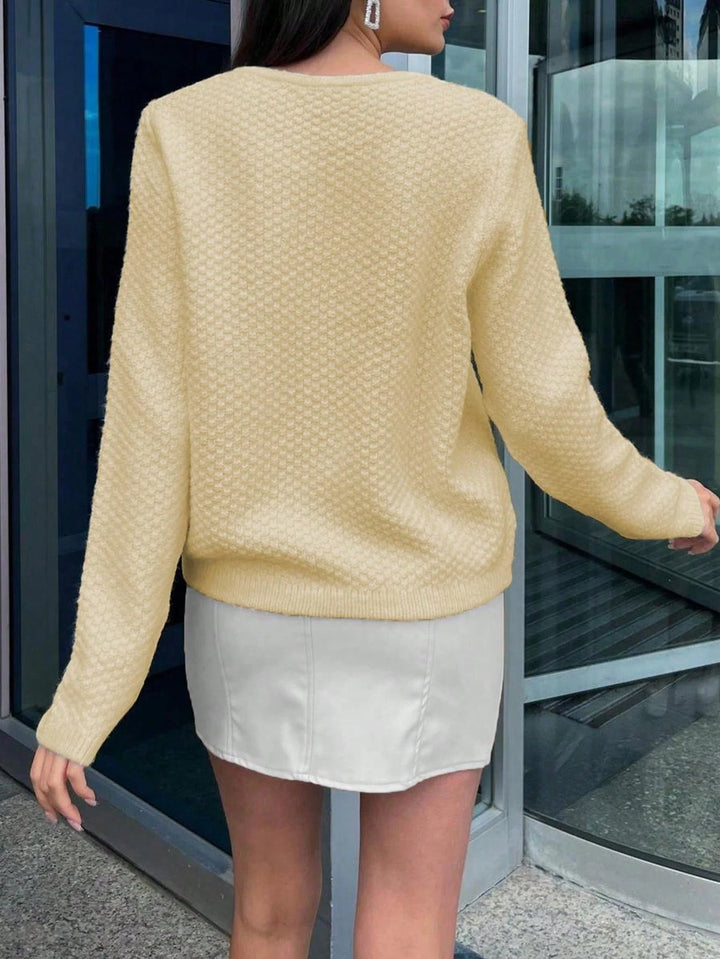 Cardigan SHEIN, crem