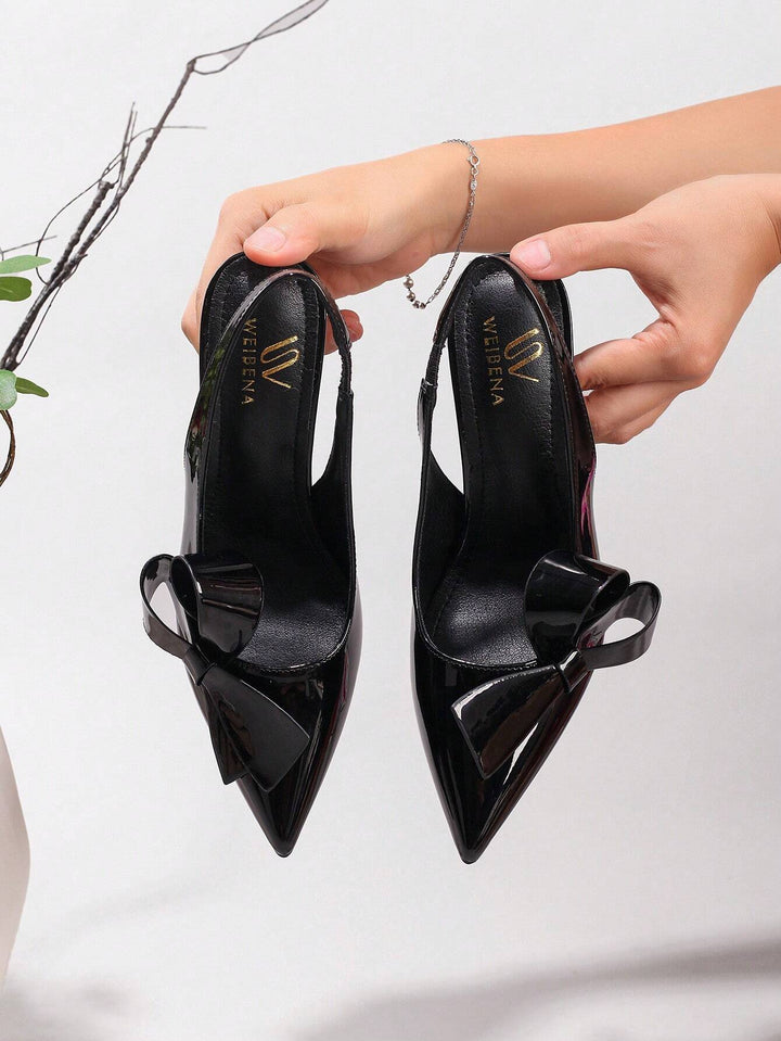 Pantofi cu toc SHEIN, negru
