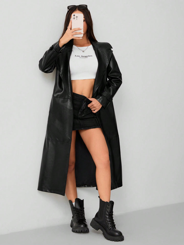 Trench SHEIN, negru