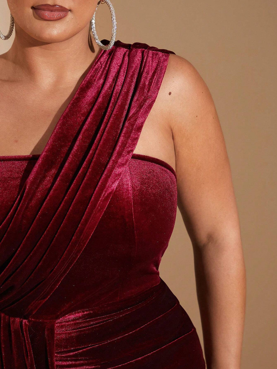 Rochie de ocazie SHEIN, vișiniu