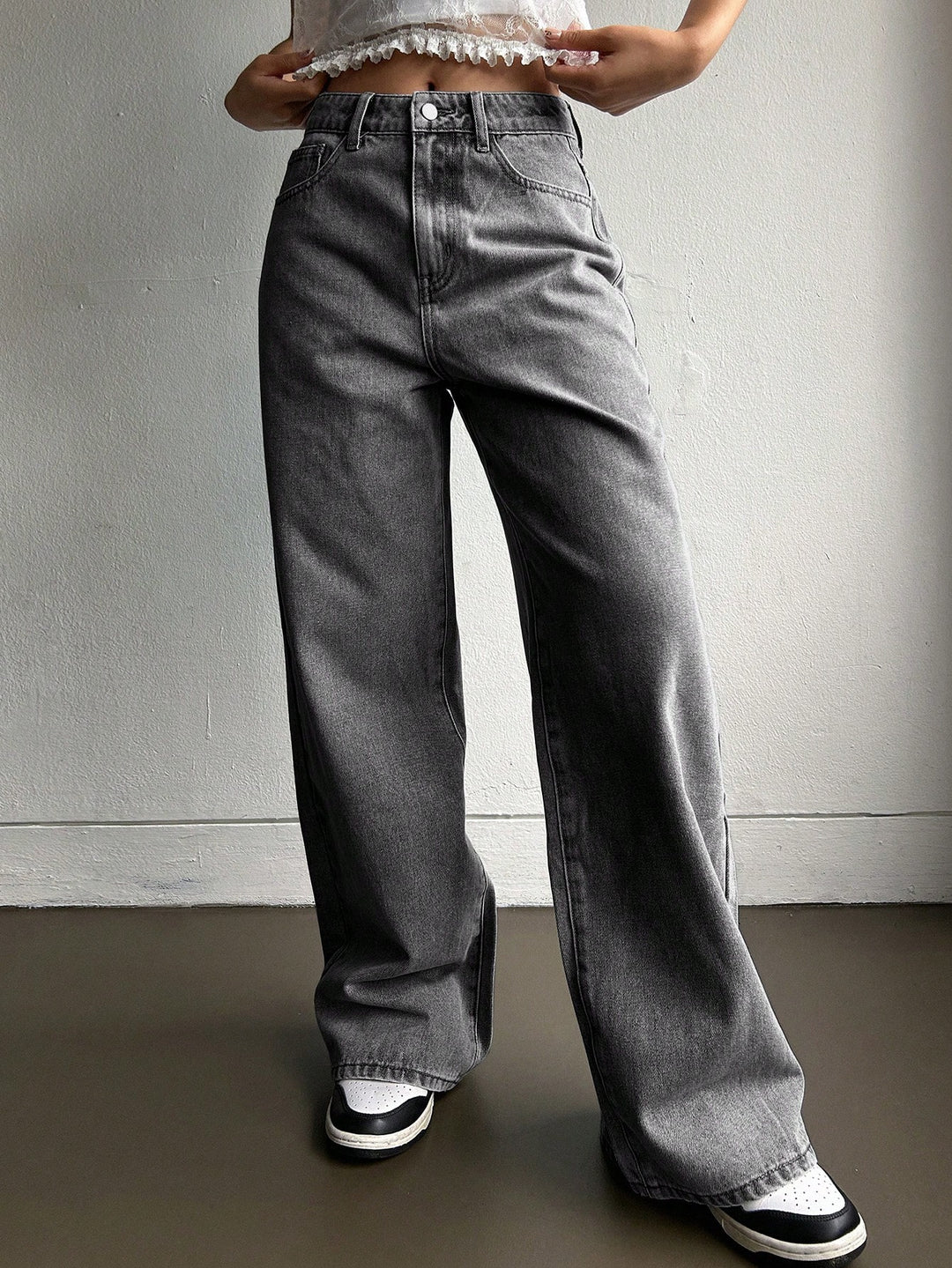 Jeans SHEIN, gri