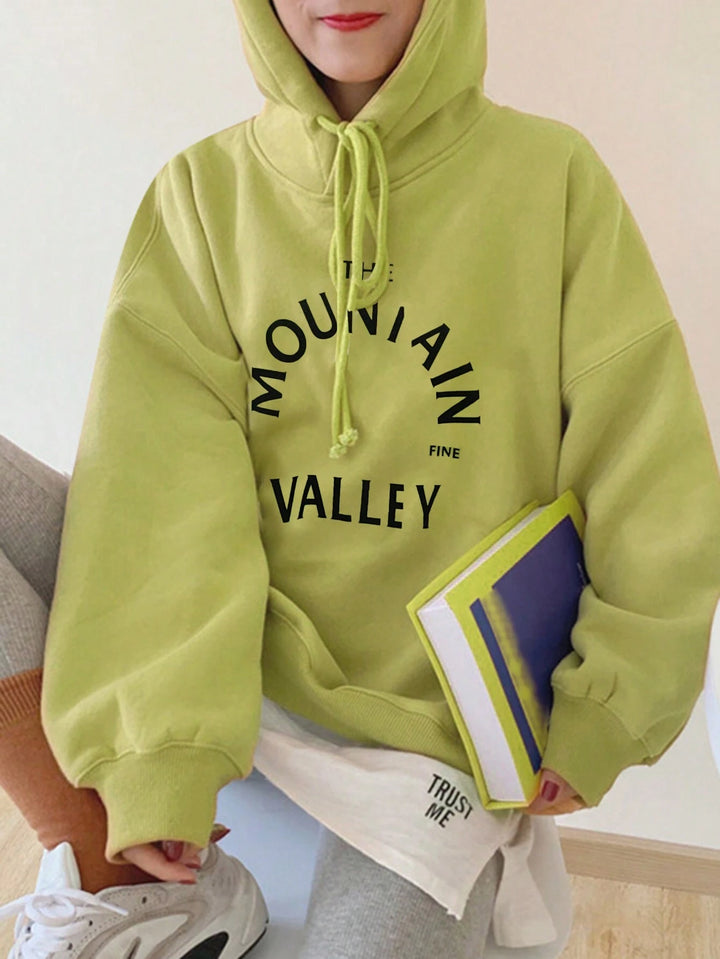SHEIN Hoodie, green