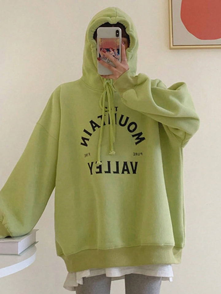 SHEIN Hoodie, green