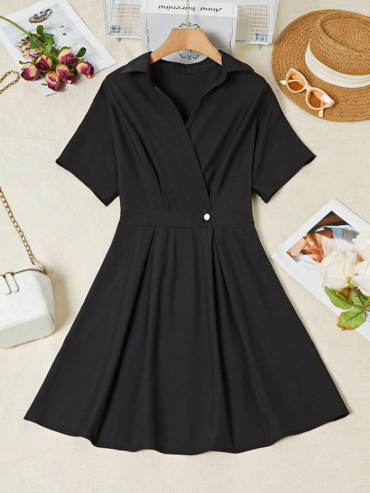 SHEIN mini ruha, fekete