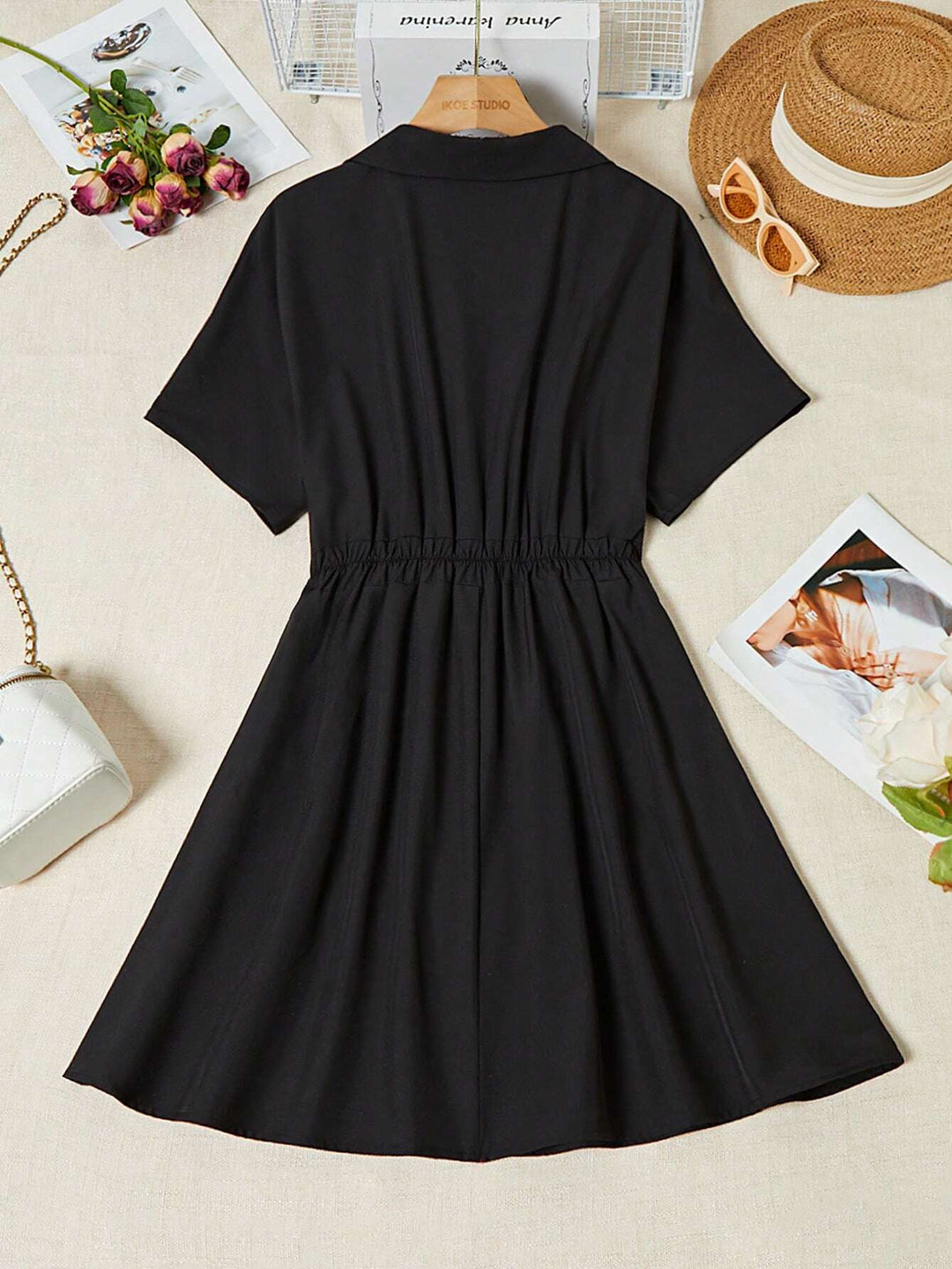 SHEIN mini ruha, fekete