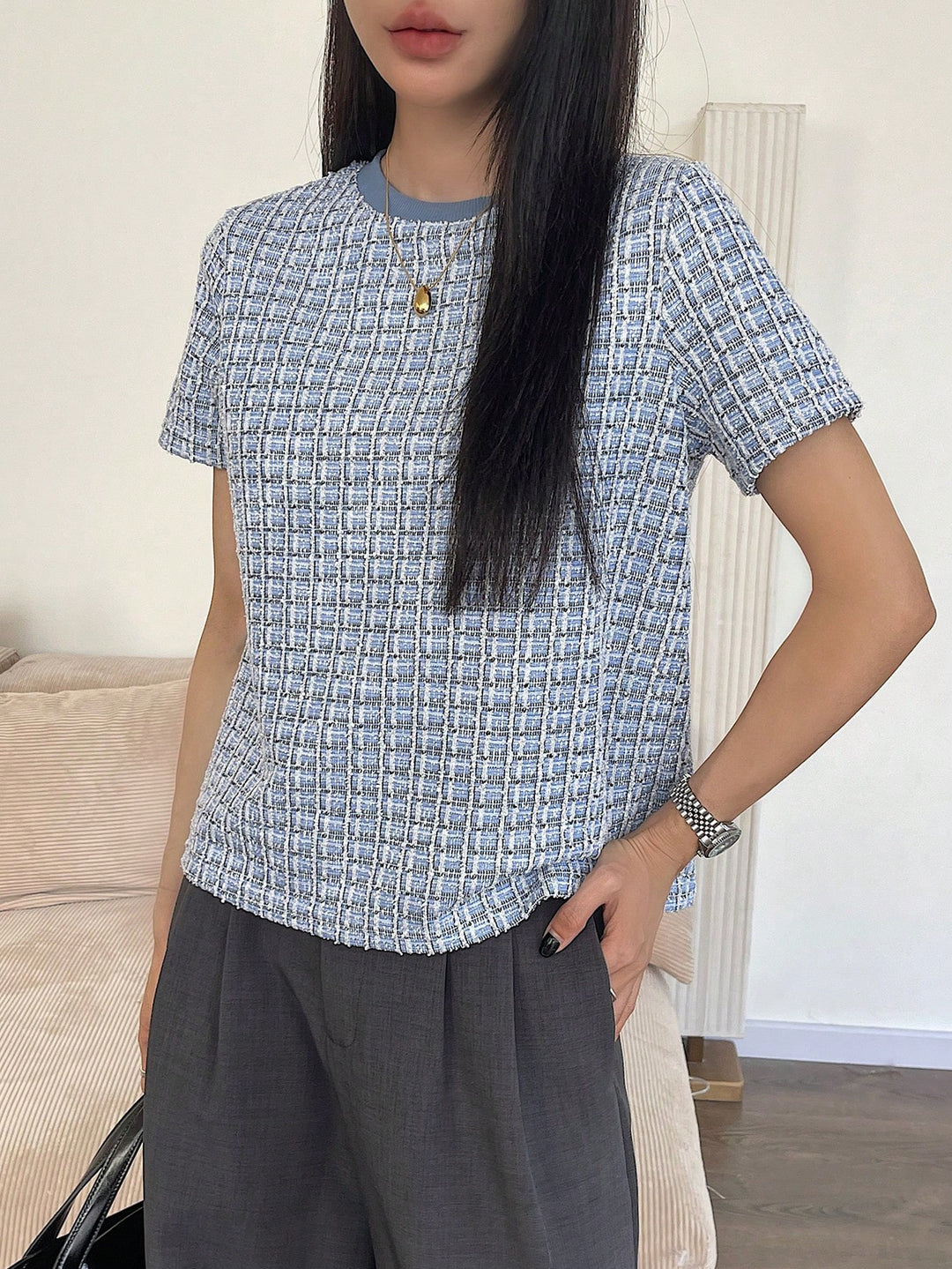Tricou SHEIN, albastru