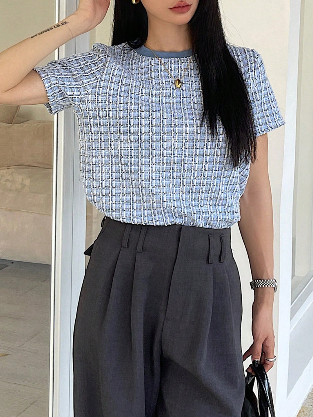 Tricou SHEIN, albastru