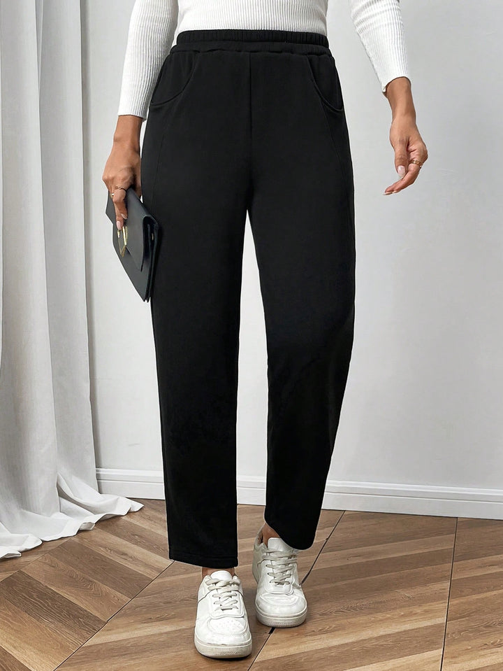 Pantaloni SHEIN, negru
