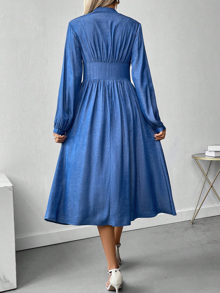 Rochie midi SHEIN, albastru