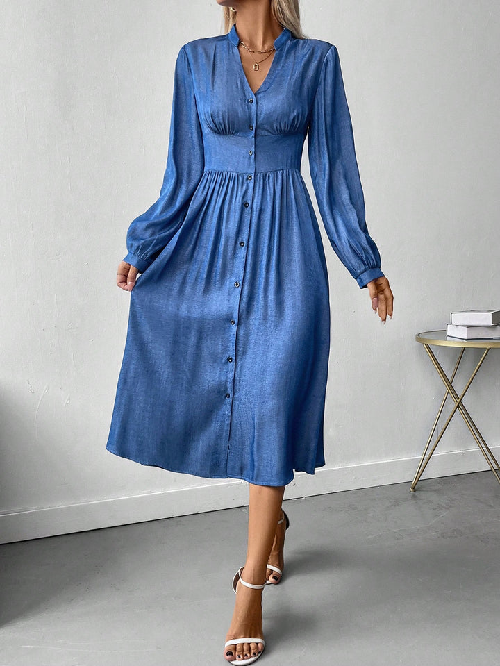 Rochie midi SHEIN, albastru