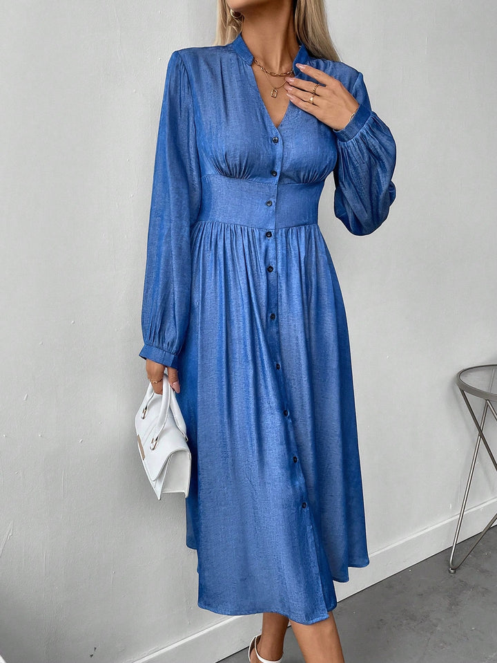 Rochie midi SHEIN, albastru