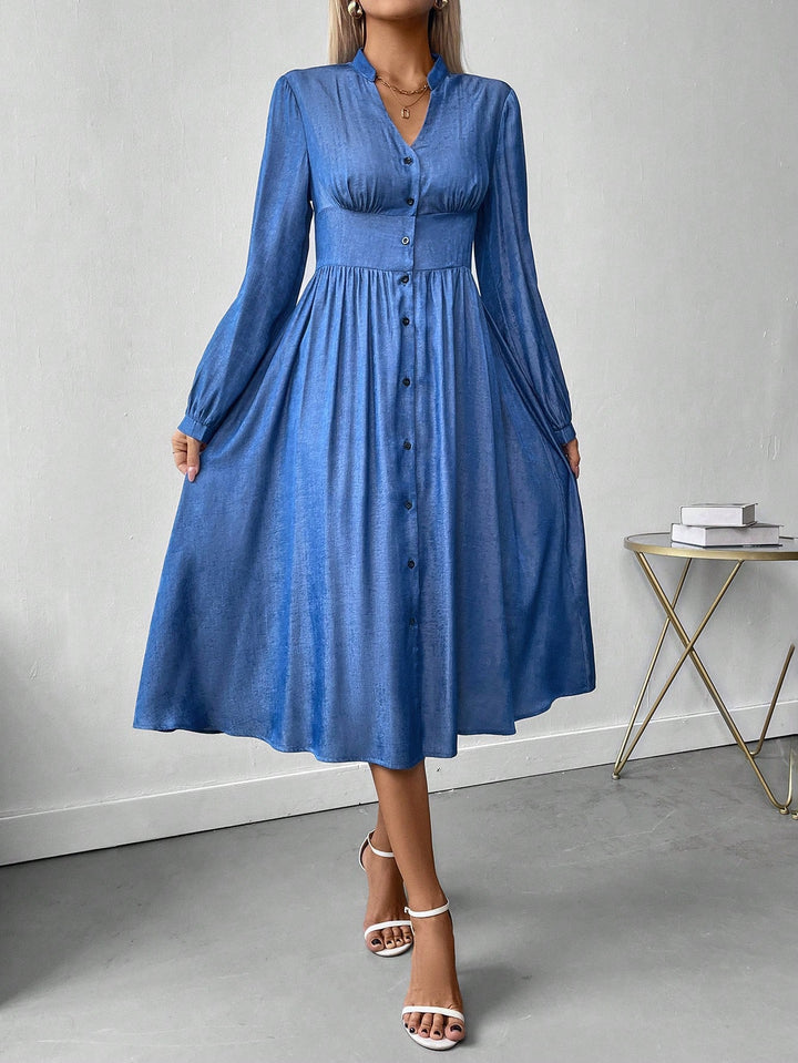 Rochie midi SHEIN, albastru