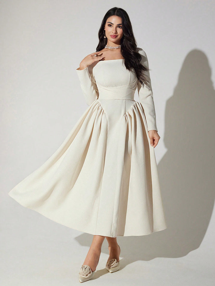 Rochie maxi SHEIN, portocaliu