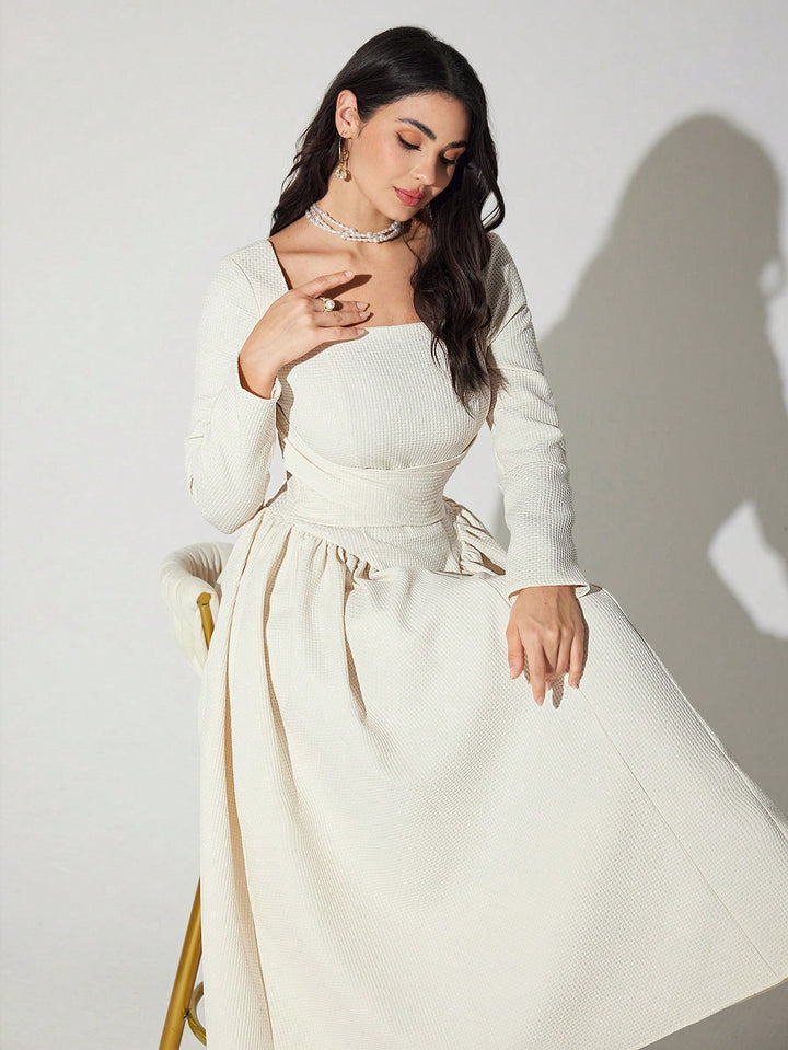 Rochie maxi SHEIN, portocaliu