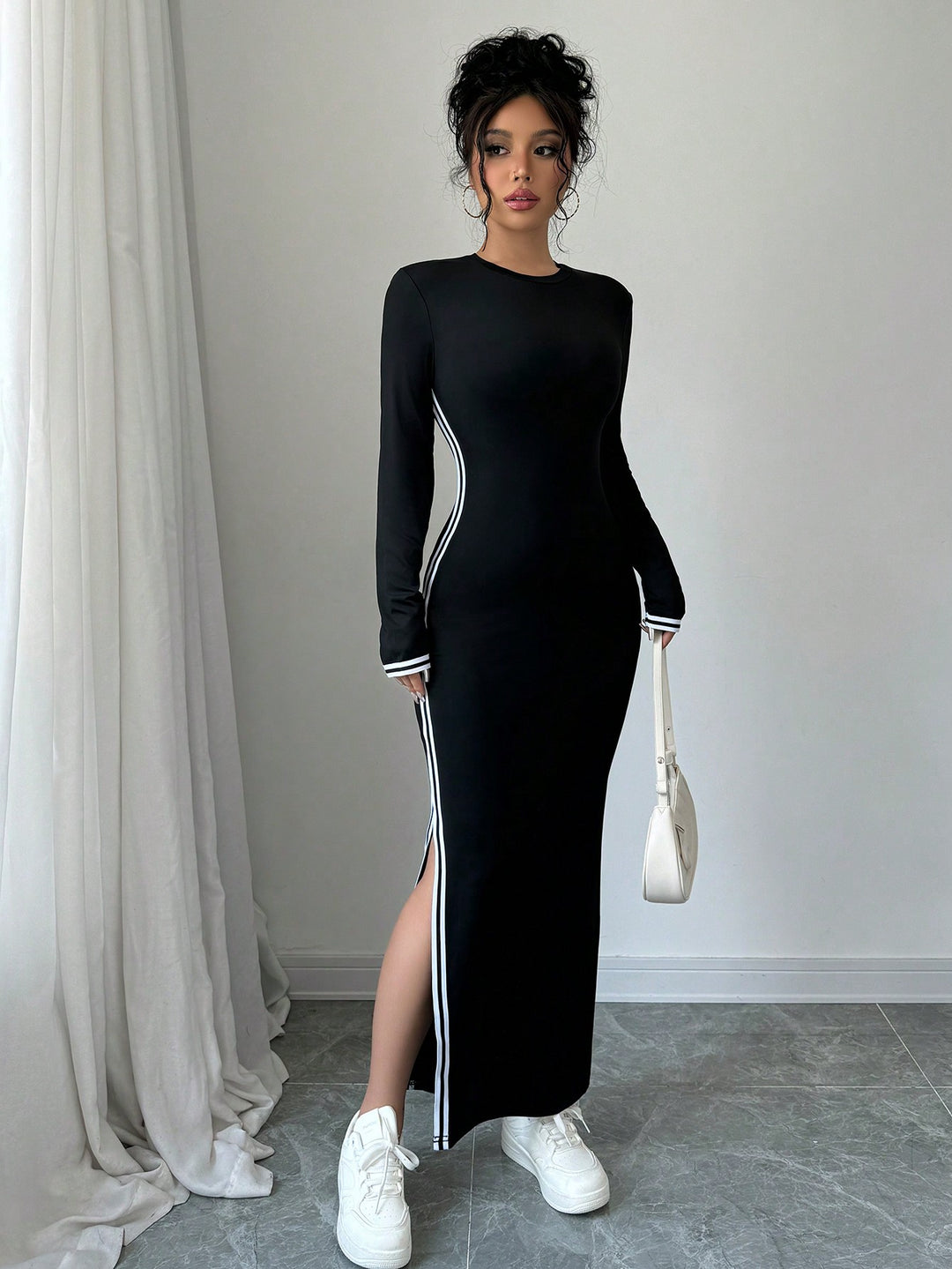 Rochie maxi SHEIN, negru