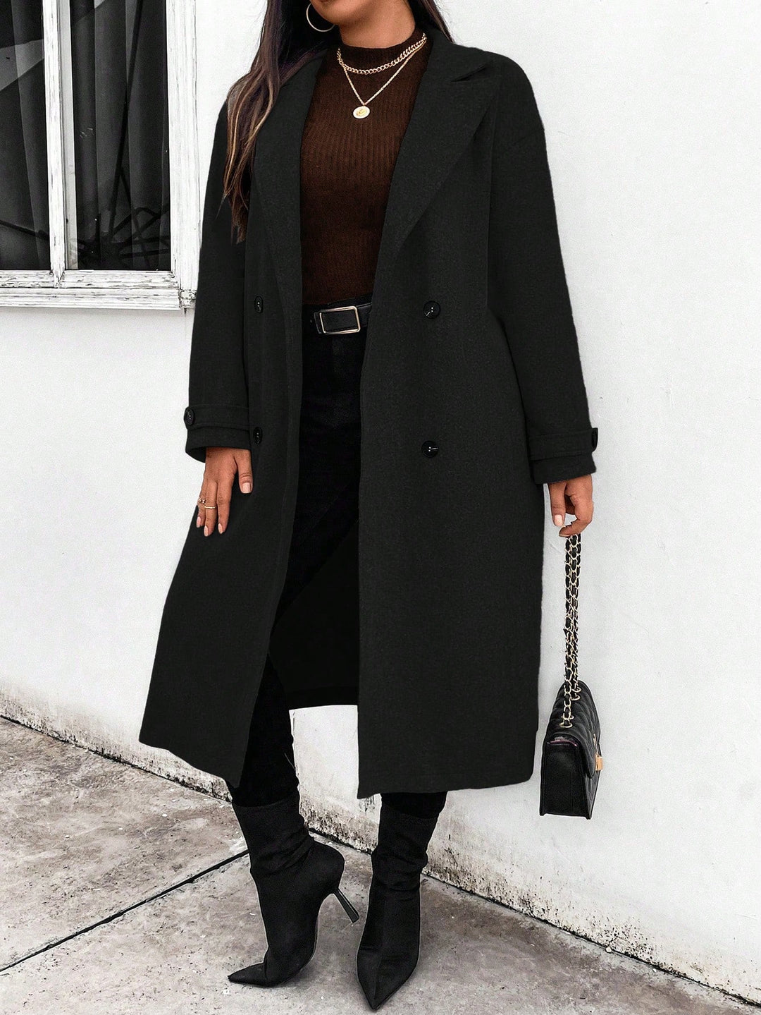 Palton SHEIN, negru