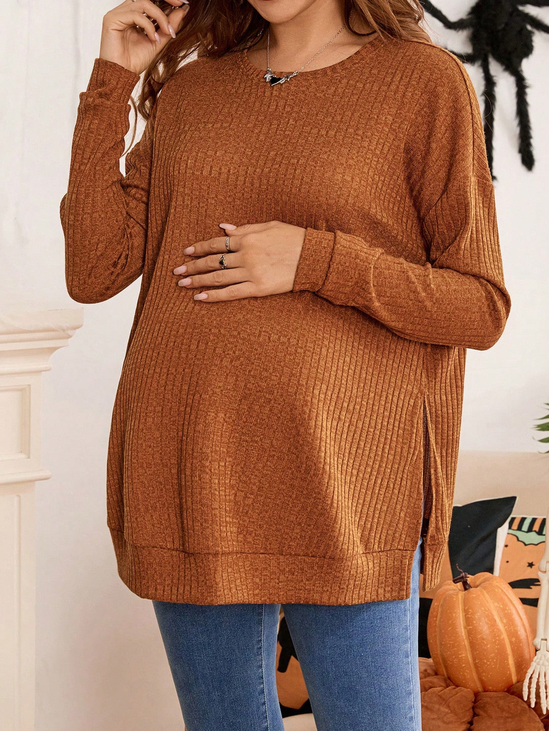 Tricou SHEIN, portocaliu