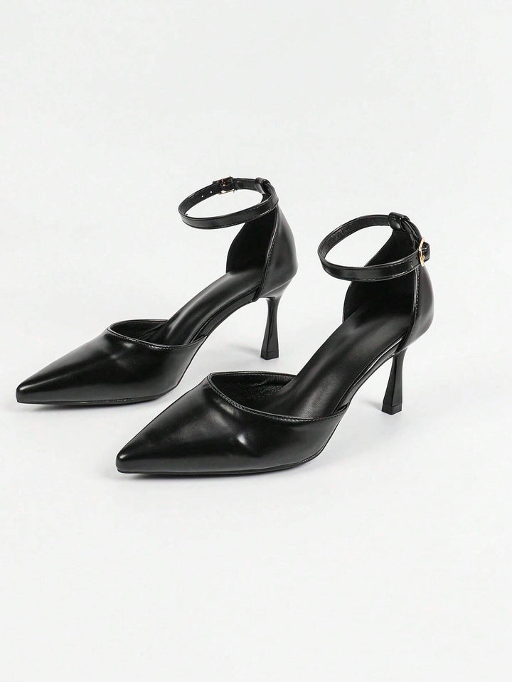 Pantofi cu toc SHEIN, negru