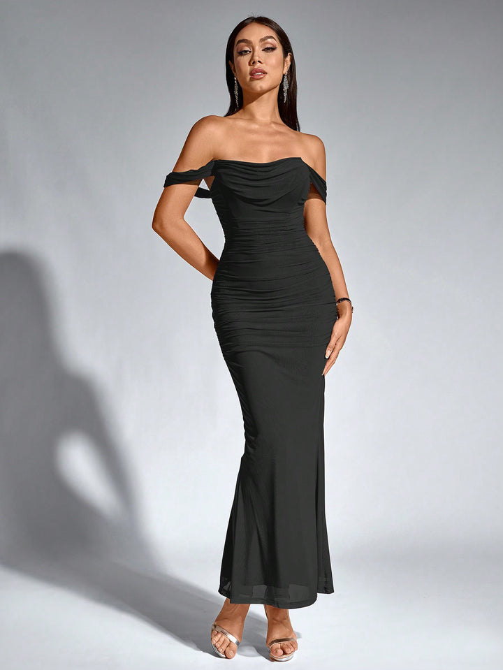 Rochie maxi SHEIN, negru