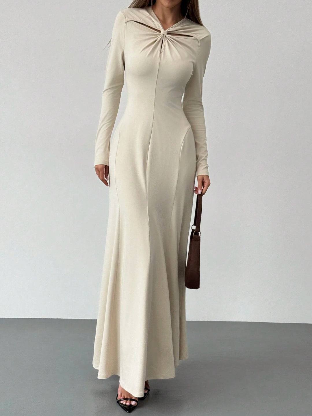 Rochie maxi Shein, bej