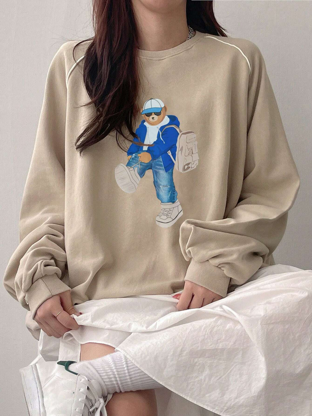 SHEIN blúz, bézs