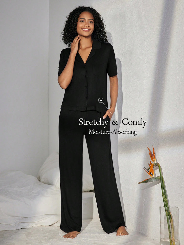 Set pijamale SHEIN, negru