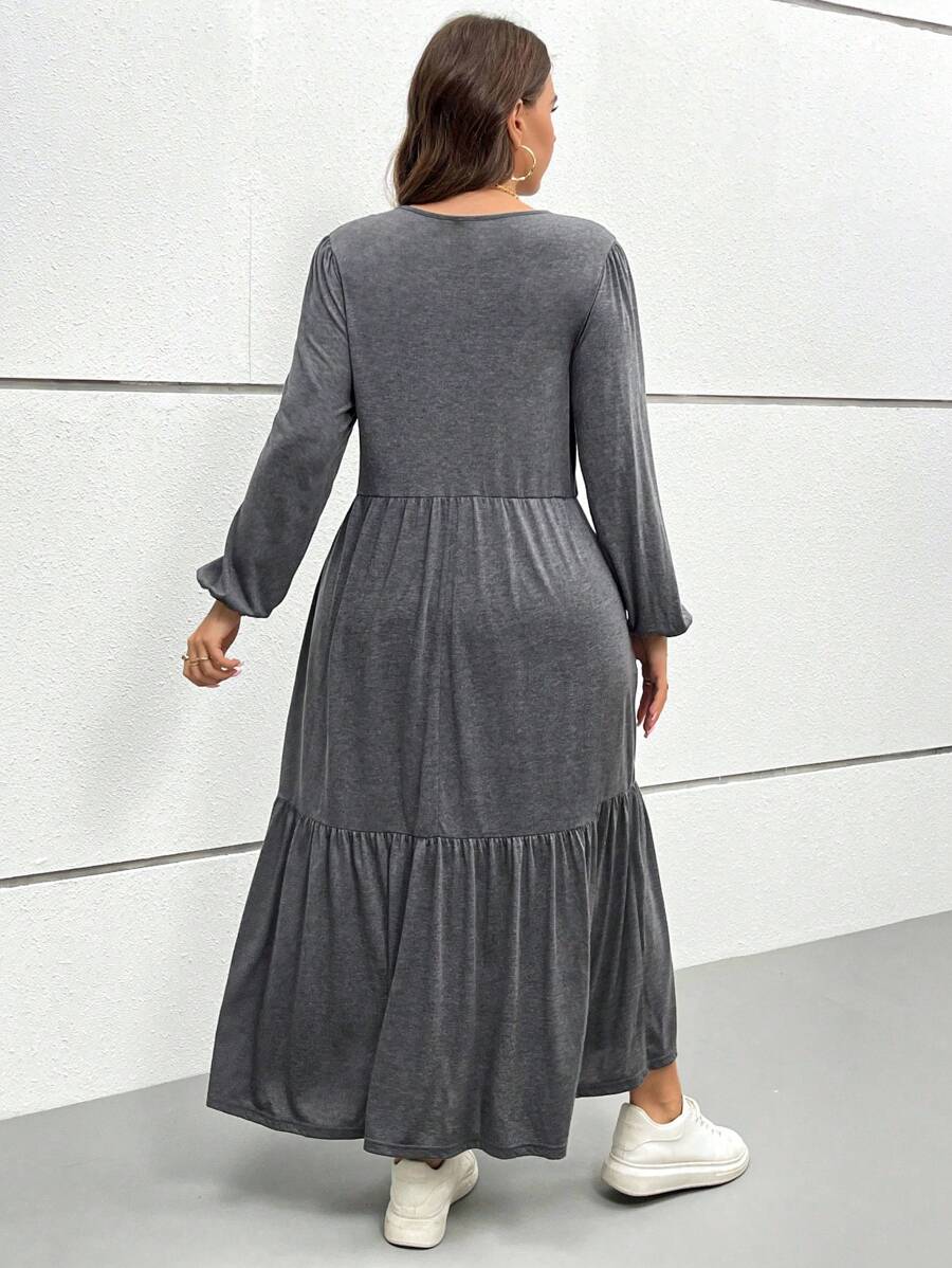Rochie maxi SHEIN, gri