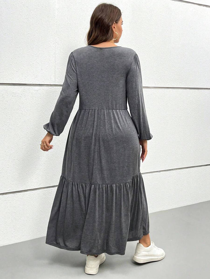 Rochie maxi SHEIN, gri