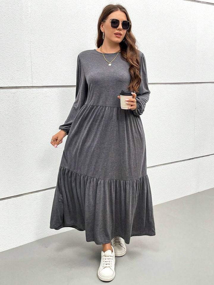 Rochie maxi SHEIN, gri