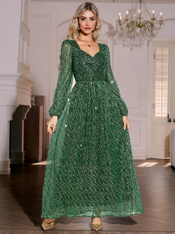 Rochie maxi SHEIN, verde