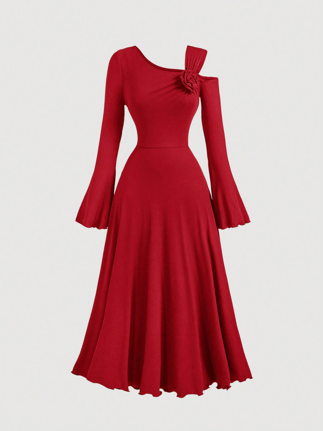Rochie midi SHEIN, roșu