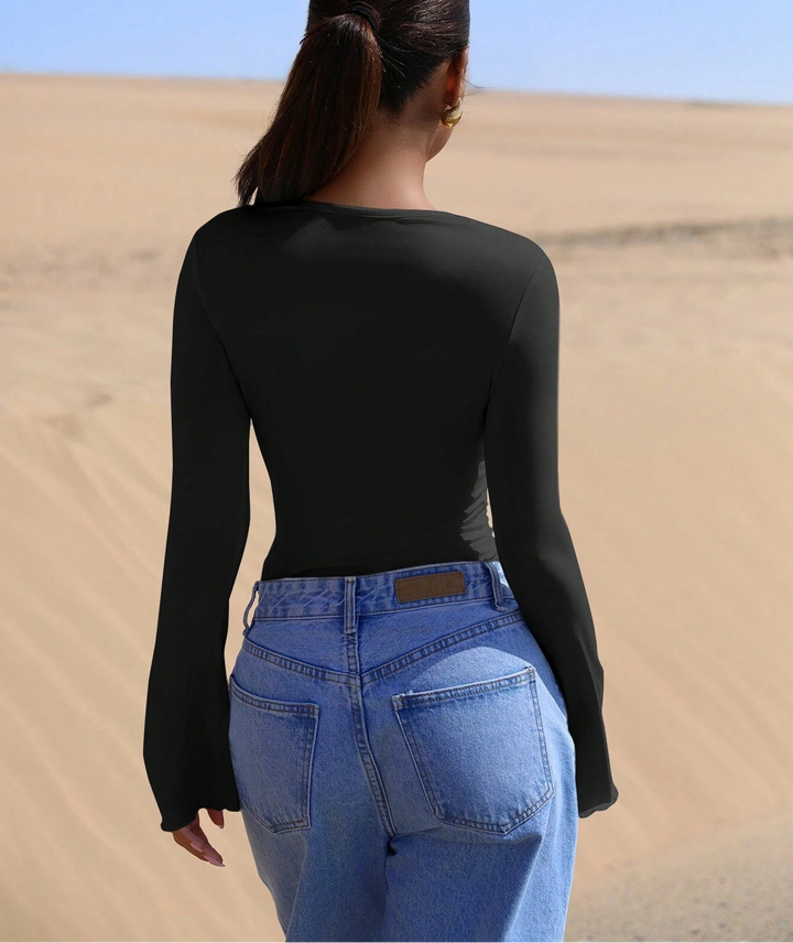 SHEIN blúz, fekete