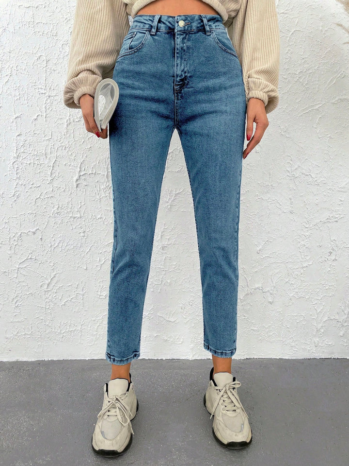 Jeans SHEIN, albastru