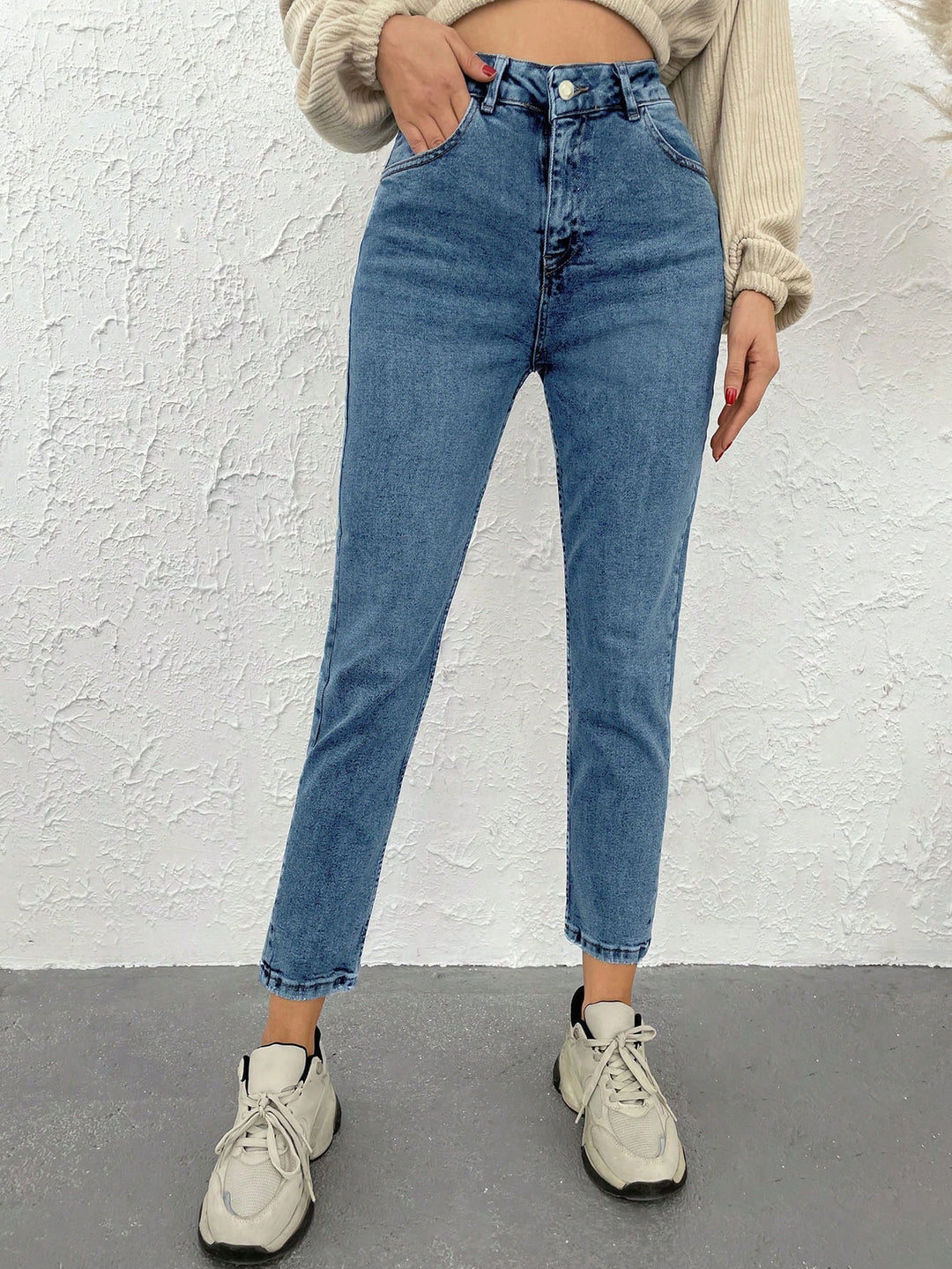 Jeans SHEIN, albastru