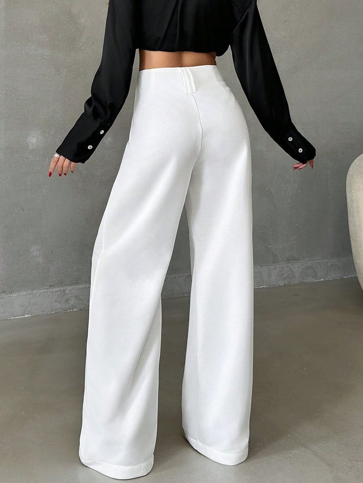 Pantaloni SHEIN, crem