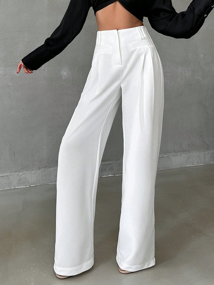 Pantaloni SHEIN, crem